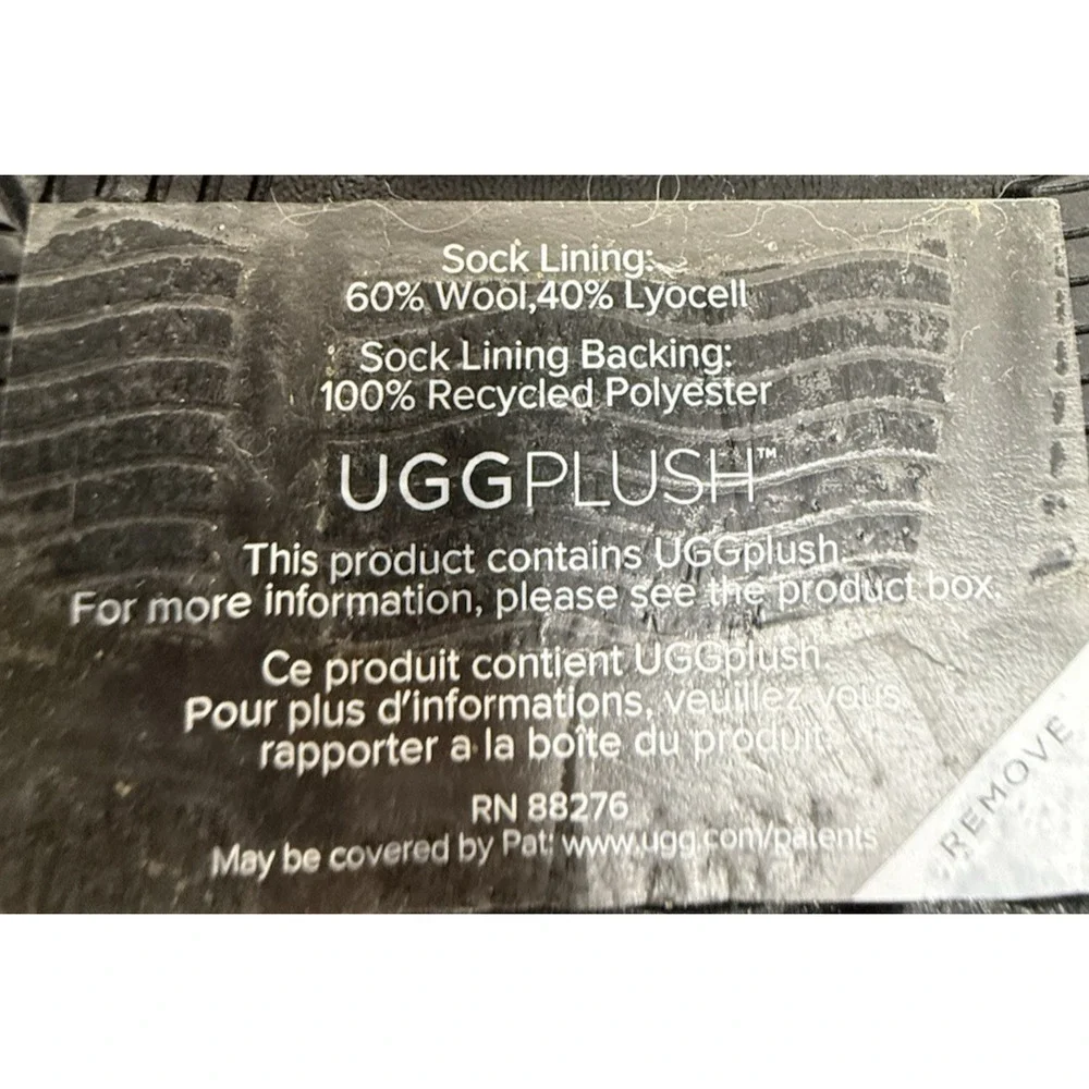 UGG Kids Droplet Mid Rain Boots Black Waterproof Pull-On Size 13 New NWOB
